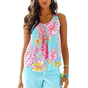 NWYLD SALE 💥Lilly Pulitzer Dahlia Floral Shirt